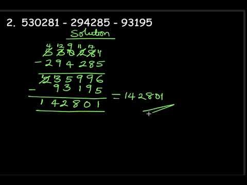 #16 Addition and Subtraction of whole numbers