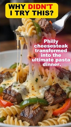 Philly Cheesesteak Pasta Recipe | The Ultimate Steak and Cheese Dinner