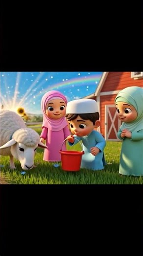 Baa Baa Black Sheep muslim version | islamic Nursery Rhyme #islamiccartoon #nasheed #kids