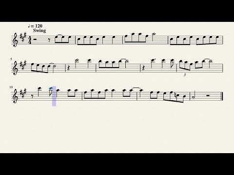 Santa Claus Is Coming To Town by Bruce Springsteen, Sax Solo Sheet Music