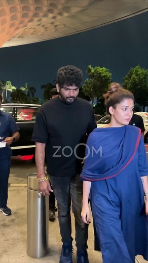 50K views · 6.1K reactions | @nayanthara with her husband #VigneshShivan spotted at the airport. #zoomtv #zoompapz #Jawanactress #Nayanthara | Zoom TV | Facebook