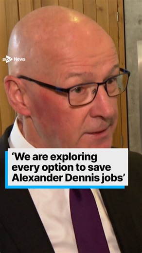 ‘We are exploring every option to save Alexander Dennis jobs’ #news #scotland #politics #falkirk #jobs | STV News