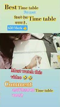 best time table for neet 👍👍
