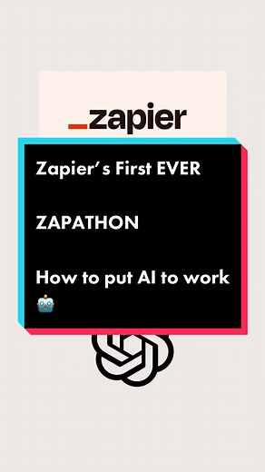 Get ready to multiply your impact with the power of Zapier and the magic of AI! Join us for Zapier’s first-ever Zapathon. This demo showcase will offer innovative ways you can use automation to put AI to work Date/Time: June 20th at 10AM PT/ 1PM ET Mark your calendars now! P.S. Already building an AI-powered workflow you’re pretty proud of? We want to see it! Use the hashtag #ZapYourAI when sharing your workflows for a chance to be featured on our socials! #chatgpt #ai #aiupdates #ainews #aitool