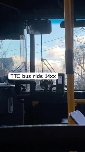 TTC bus ride 14xx