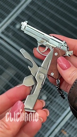 Beretta M92 Multitool - Wooden Silver 2 #miniature #csgo #military #shorts #toys #outdoors #edc