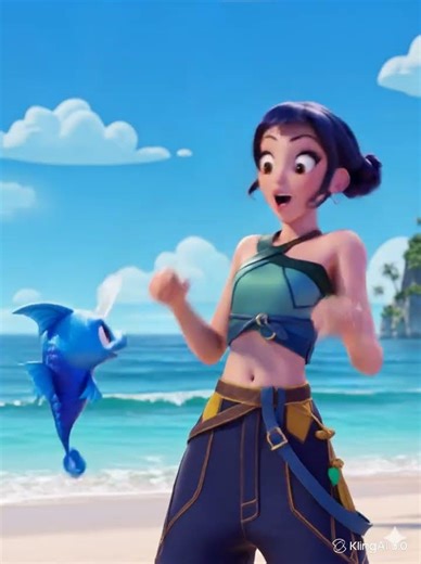 Zoey K-Pop Demon Hunter dan Pokemon-nya, Horsea #pokemon #horsea #kpopdemonhunters #shorts #zoey