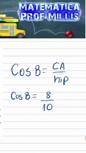 😵‍💫 Calculating cosine B