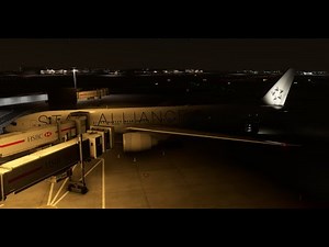 MSFS20 - PMDG B77W - Late Night Arrival Into Heathrow RW27L - Cold & Misty - SIAV Group - SQ318