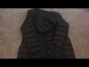 32 Degrees Women's 3/4 Ultra-Light Down Jacket| Slim Fit | Detachable Hood | Water Repellant