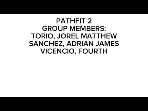 PATHFIT 2 EXERCISE: PT2