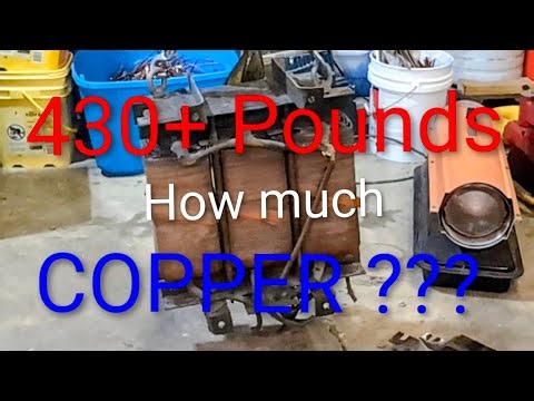Biggest Copper Transformers that have ever been in our shop