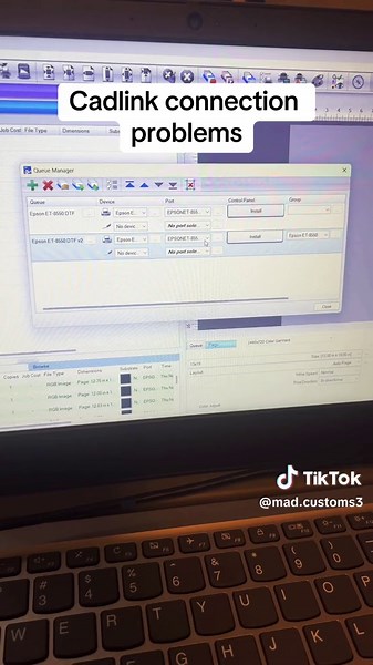 Having issues with your cadlink and epson8550 well im here to help‼️ #dtfprinting #cadlink #epson8550 #clothingbrand #follow #fixerror #help