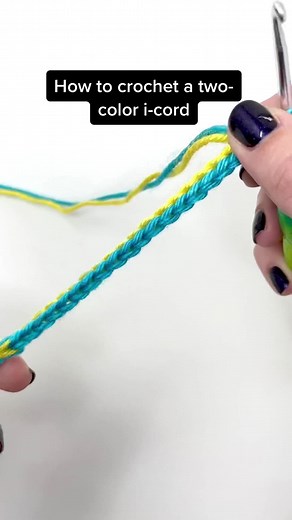 Crochet Tutorial: Two-Color I-Cord Crochet Hook