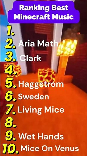 Top 10 Best Minecraft Songs #nostalgia #music #songs #minecraftsongs #nobatidao #gaming #7x7