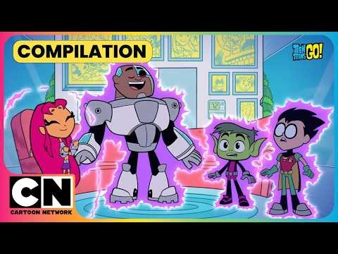 The Titans Got New Powers?!⚡😂| Teen Titans Go👊| Titans Power Special | ‪@cnindia‬​