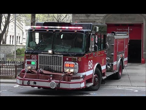 [Castle Firehouse] Chicago Fire Engine 98 and Ambulance 11 responding