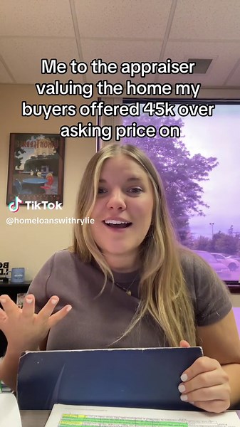 HERE’S HOW APPRAISALS WORK: Appraisals are a professional assessment of a homes market value. They are required by lenders to protect all parties - the offer price is NOT always the purchase price. Appraisal outcomes: 1. At offer price: ✅ No issues, proceed with purchase 2. Higher than offer price: 🎉 Gain equity, proceed with purchase 3. Lower than offer price: ⚠️ you have options - Renegotiate price - Pay the difference - Dispute the appraisal - Walk away #mortgagelender #mortgagerates #ryliea