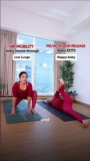 The right way to do yoga for normal delivery #birthpreparation