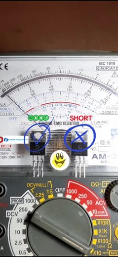 1.6M views · 10K reactions | Guide to testing BJT transistors between good and short circuits #electronic #bjt #transistor #mosfet #igbt #ic #tr #spareparts #testing #tutorials #guide #solution #service | Herman Suhaemi | Facebook