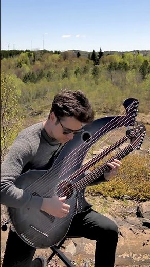 The Lonely Shepherd On Triple Neck Harp Guitar 🪉🎸🎶#jameslast