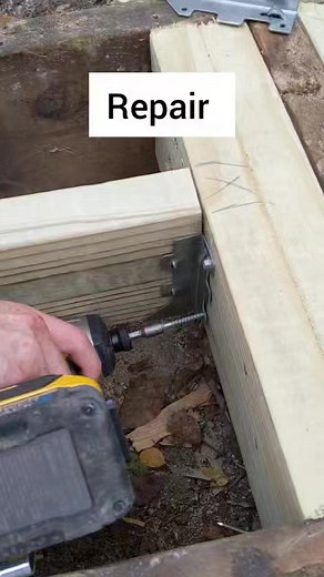 14K views · 85 reactions | deck repair #dewalttools | Revive Home Tips | Facebook