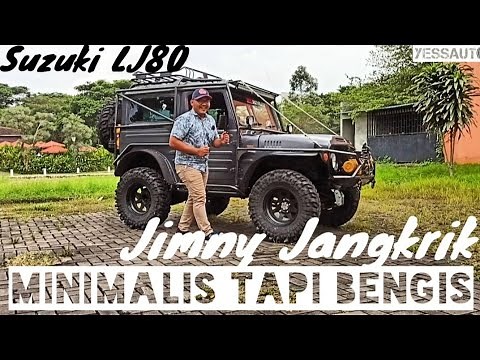 Review Suzuki Jimny Jangkrik 1980 || Suzuki LJ80 Modifikasi Offroad #CARVLOG INDONESIA