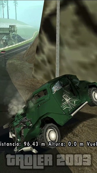 GTA SAN ANDREAS CHOQUES REALISTA DE VEHICULOS