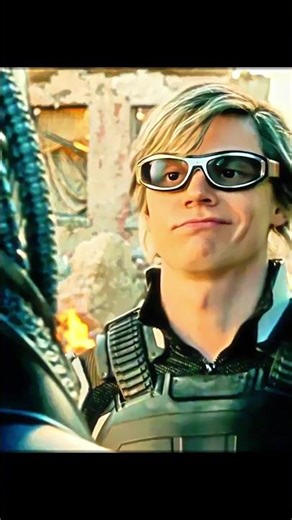 X-Men Quicksilver's Fighting Scene⚡😳 #powerverse #quicksilver #xmen #ytshorts