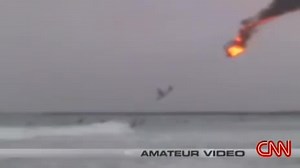 The footage of Chalk's Ocean Airways flight 101 Plunging into the ocean