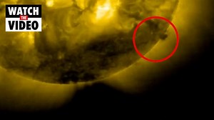 Mysterious black cube spotted on the sun before NASA website shuts down
