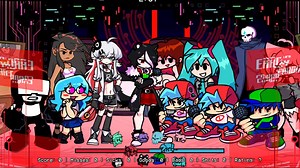 FNF R和多人唱入侵混音