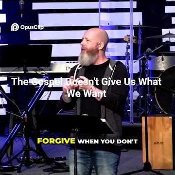 The Gospel Does Not Give Us What We Want