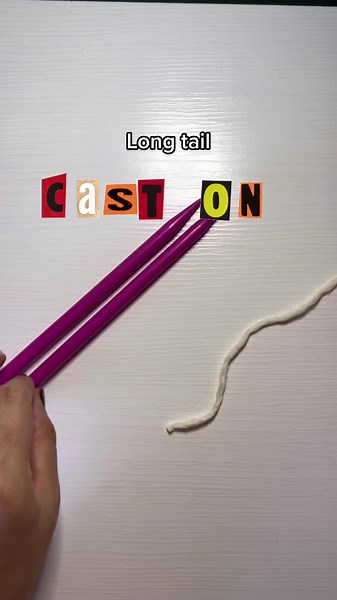 Replying to @❤️ This is one of the many many ways to cast on for knitting 🧶 It’s the easiest imo and still looks great! #knit #knittok #knittersoftiktok #knittiktok #howtoknit #knittutorial #knittingtutorial #knitter #knitting #caston #longtailcaston