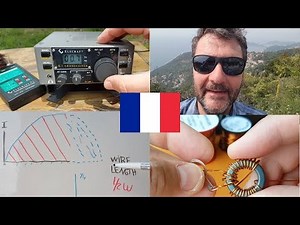 Les Antennes Radio Filaires Avec Alimentation Au Bout.