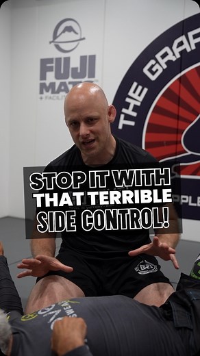 7.5K views · 121 reactions | Stop it with that terrible side control in Jiu Jitsu! #jiujitsu #jiujitsutips #martialarts #grappling | Jason Scully - The Grapplers Guide | Facebook
