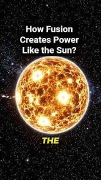 How Fusion Creates Power Like the Sun?