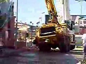 Concrete pump truck falls over construction (Part 3)