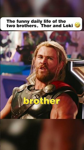 Thor & Loki: Peak Sibling Energy 😂⚡#thorandloki #shorts #marvel #funny #mcu #loki #thor