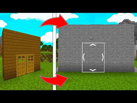 COMMENT FAIRE UN PASSAGE SECRET DANS MINECRAFT | Tuto Build Minecraft