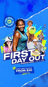 From the first adventure at AO Ballpark to the first glimpse of the stars at open practice — Opening Week at AO26 is a week of firsts for every family. 🎶👯🛝🍦 | Australian Open