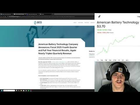 American Battery Technology Co (ABAT) Q4 2025 Earnings Report/Financials + FLY NVDA