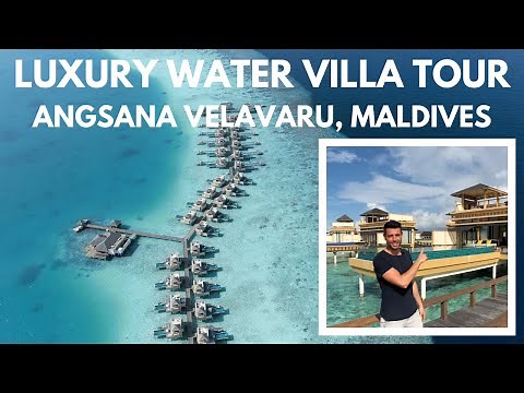 Luxury Water Villa Tour in The Maldives at Angsana Velavaru Resort