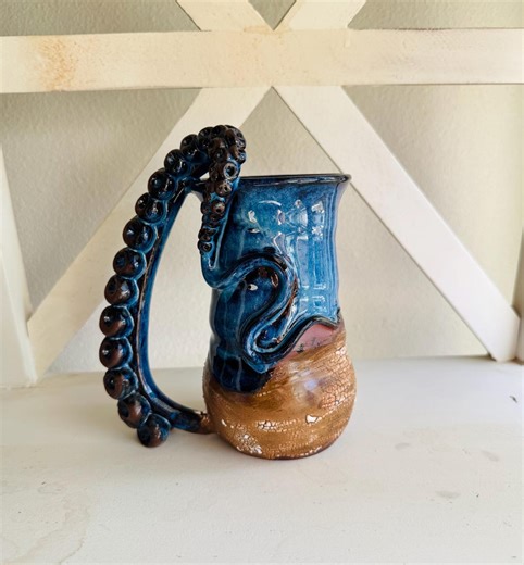 Handcrafted Ocgopus Tentacle Mug- Handmade Ceramic Mug - Etsy