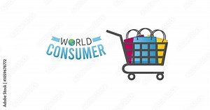 world consumer rights day motion video, ideal for world consumer rights day celebration