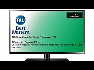 TV Channel Surfing: Best Western Hotel, Vancouver, WA