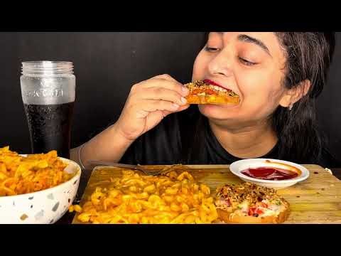 100% CHEESE Overload 🧀 Eating Challenge | Pasta, Bread, Noodles & Coke!
