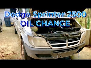 2006 Dodge Sprinter 2500 oil change