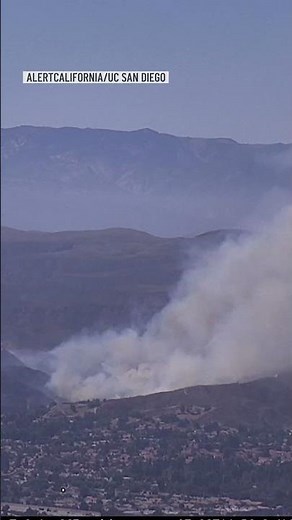 Timelapse video shows Sharp Fire in Simi Valley