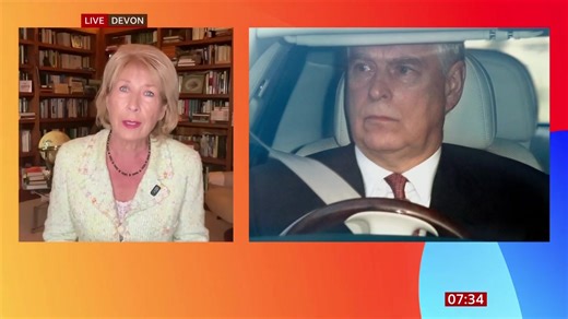'Andrew has been forcibly lowered onto the sword' Royal commentator Jennie Bond spoke to #BBCBreakfast about the 'arrogant' statement from Prince Andrew in which he gave up his titles after pressure over his links with sex offender Jeffrey Epstein https://www.bbc.co.uk/news/articles/cgqlyw9g7weo | BBC Breakfast